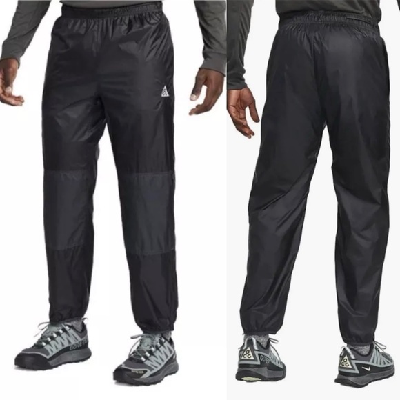 Nike ACG Cinder Cone Packable Weather Resistant Windshell Pant In Black Size XL